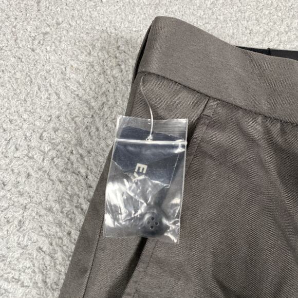 Express Producer Pants Men's 34x30 Gray New Flat Front Boot Cut - Picture 4 of 15